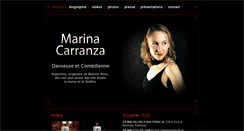 Desktop Screenshot of marinacarranza.com